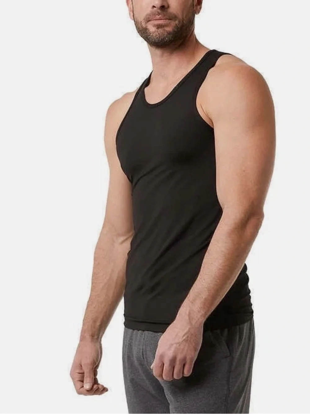 32 Degrees Black Men's 3-Pack Air Mesh Performance Tank